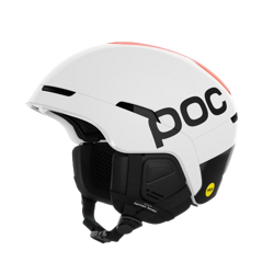 Helm POC Obex Connect Hydrogen White/Fluorescent Orange AVIP - 2024/25