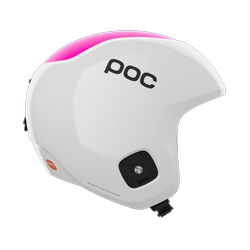 Helm POC Skull Dura Jr Hydrogen White/Fluorescent Pink - 2023/24
