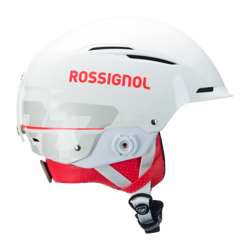 Helm Rossignol Hero Slalom Impacts White + Chinguard - 2024/25