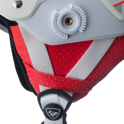 Helm Rossignol Hero Slalom Impacts White + Chinguard - 2024/25