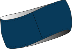 LEKI 4-Season Headband Blue/White - 2022