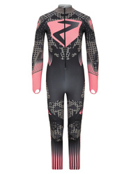 Rennanzug Ziener RCE Racesuit Black Foggy Print Pink Vanilla - 2024/25