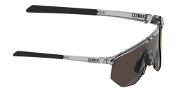 Sonnenbrille BLIZ Hero Transparent Dark Grey Frame/Brown with Red Multi Lenses