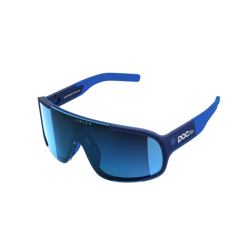 Sonnenbrille POC Aspire POCito Lead Blue Translucent/Equalizer Grey/Space Blue Mirror - 2023/24