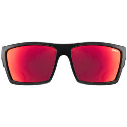 Sonnenbrille Uvex Lgl 29 Black Mat/Mirror Red - 2023