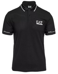 T-shirt Emporio Armani Man Jersey Polo Black