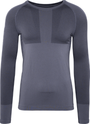 Thermounterwäsche Stoeckli Underwear Seamless Longsleeve Anthracite - 2024/25