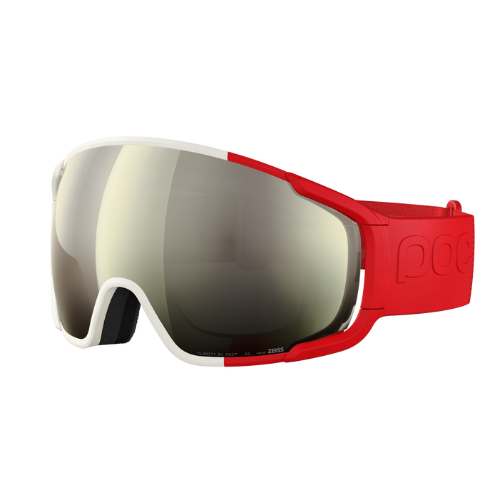 Goggles POC Zonula Rouge/Blanc/Partly Sunny Ivory - 2025/26