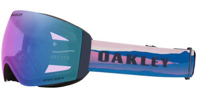 Brille Oakley Flight Deck Pro M Mikaela Shiffrin Sig/Prizm Snow Iced Iridium + Additional lens Prizm Snow Sapphire Iridium - 2025/26