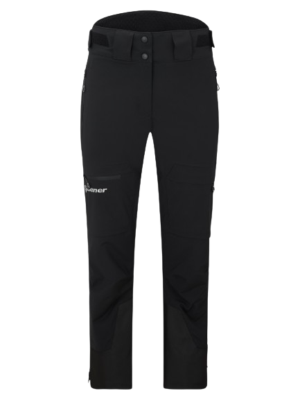Ski pants Ziener Tewes Full-Zip Junior Teamwear Black - 2025/26