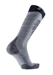 Skisocken Sidas Ski Merino Grey/Orange - 2024/25