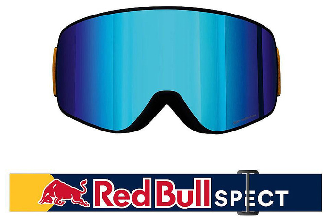 Brille Red Bull Spect RUSH Blue/Red With Blue Mirror - 2025/26