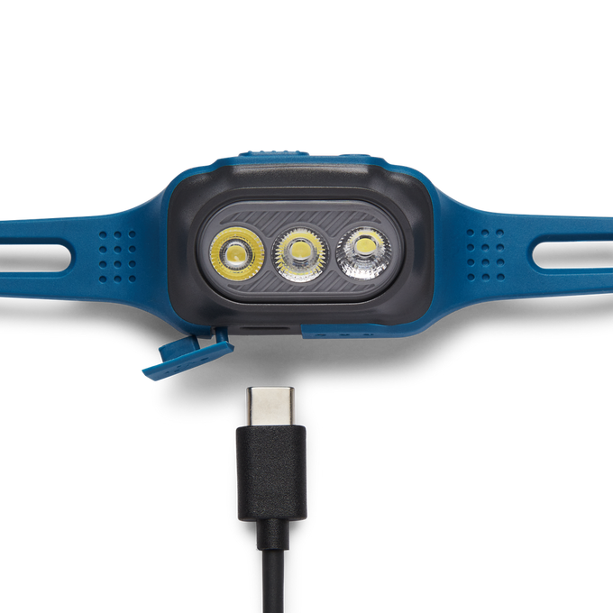 Headlamp Black Diamond Deploy Run Light Creek Blue - 2023/24