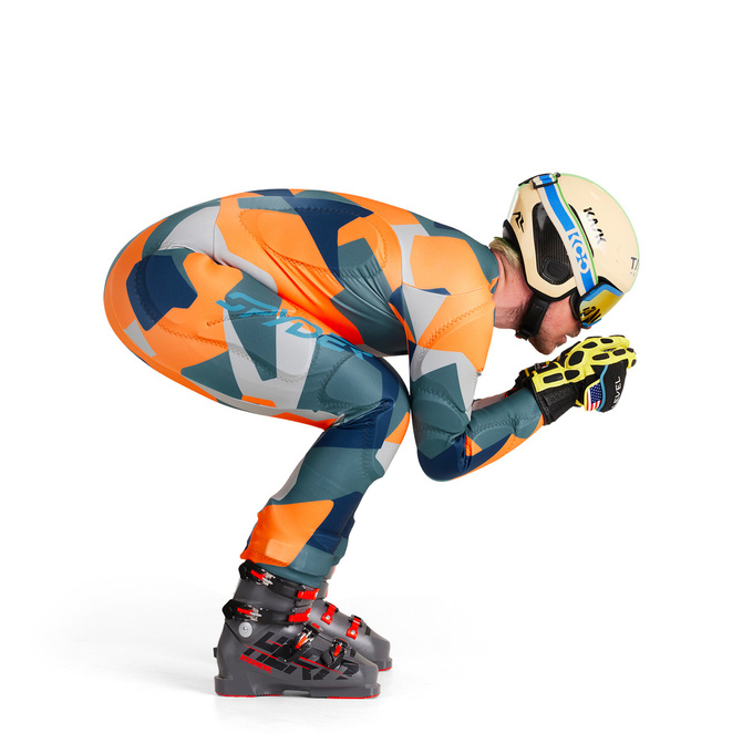 Rennanzug Spyder Performance Gs Race Suit Orange Shock - 2024/25