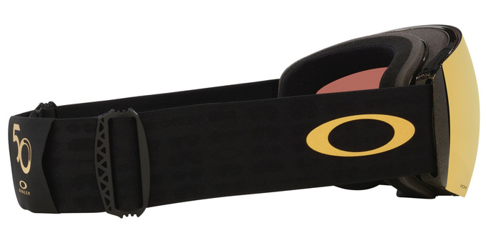 Brille Oakley Flight Deck Pro M Mettalic Black Gold/Prizm 24K + Additional lens Prizm Snow Iced Iridium - 2025/26