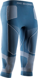 X-bionic Energy Accumulator Light Pants 3/4 WMN Mineral Blue/Arctic White - 2024/25