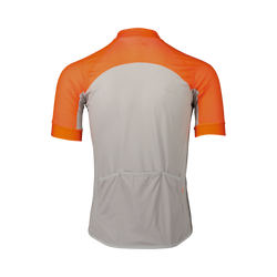 POC M's Essential Road Logo Jersey Zink Orange/Granite Grey - 2024