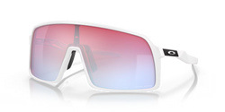 Sunglasses Oakley Sutro Polished White Frame/ Prizm Snow Sapphire Lenses - 2023