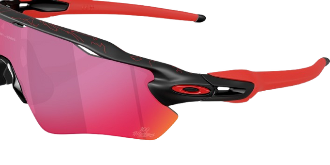 Sonnenbrill Oakley Radar EV Path Matte Black 100t Frame/Prizm Road Lenses