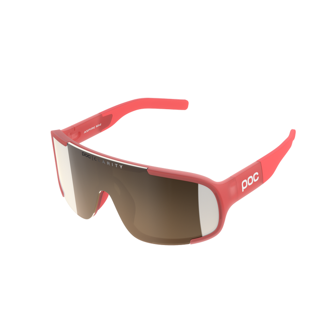 Sonnenbrille POC Aspire Mid Ammolite Coral Translucent - 2023/24