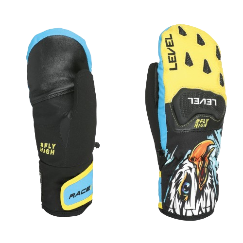 Gloves Level Race JR Mitt Yellow-Blue - 2025/26