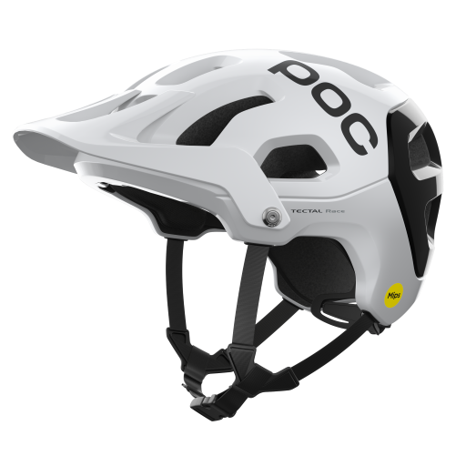 Bicycle helmet POC Tectal Race MIPS Hydrogen White/Uranium Black 2025