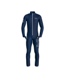 Race Suit Energiapura Globe Dark Blue Junior (insulated, light padded) - 2024/25