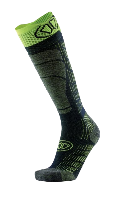 Ski socks Sidas Ski Comfort Black/Yellow - 2025/26