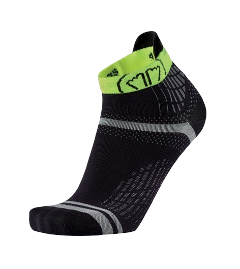  Socken Sidas Run Feel Black/Yellow
