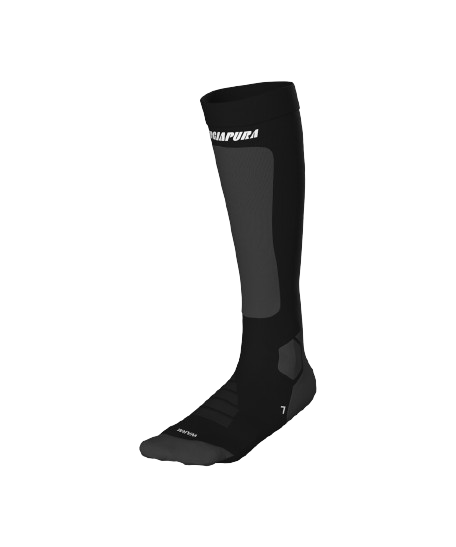 Ski socks Energiapura Heat Merino Socks Anthracite/Black - 2024/25