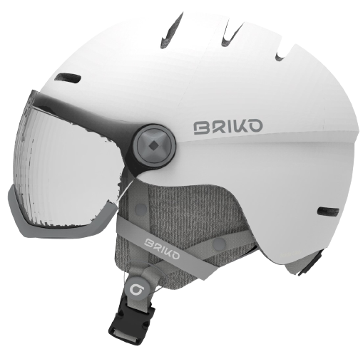 Helmet Briko Briko Blenda Photo Matt/White - 2023/24