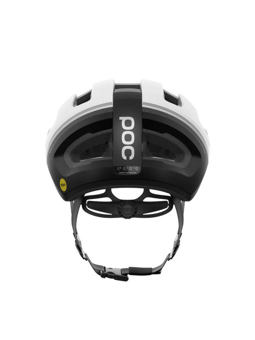 Fahrradhelm POC Omne Beacon MIPS Hydrogen White Matt/Uranium Black Matt - 2025