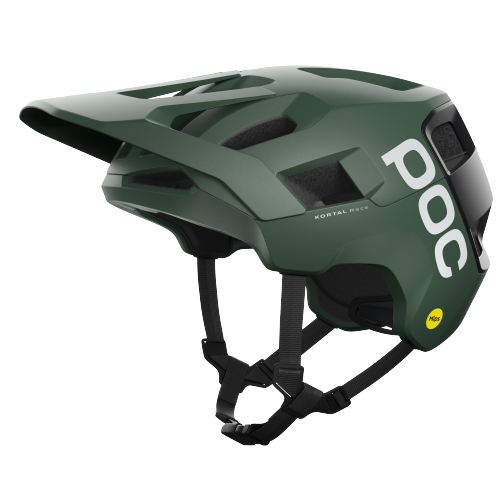 Fahrradhelm POC Kortal Race MIPS Pargasite Green Matt/Hydrogen White Matt - 2025