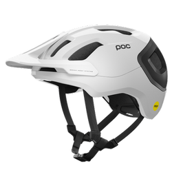 Fahrradhelm POC Axion Race MIPS Hydrogen White/Uranium Black Matt