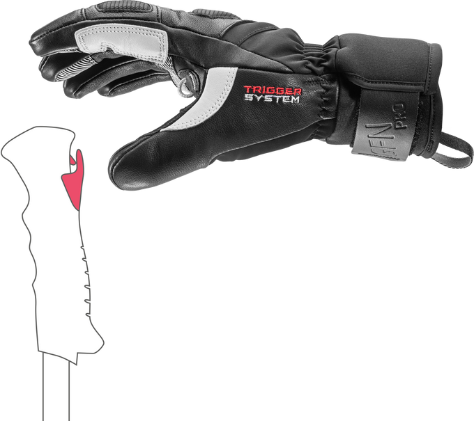 Handschuhe LEKI Griffin Pro 3D Woman Black- 2025/26