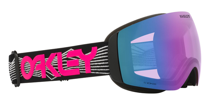 Brille Oakley Flight Deck M Black Wired/Prizm Snow Iced Iridium - 2025/26