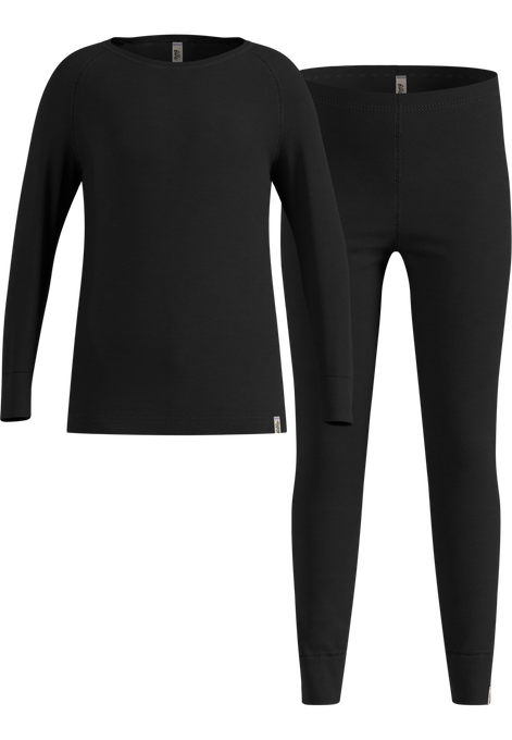 Thermal Underwear Odlo Merino 200 Set long Junior Black - 2025/26