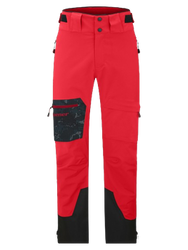 Ski pants Ziener Tewes Full-Zip Junior Teamwear Red Black Foggy - 2024/25