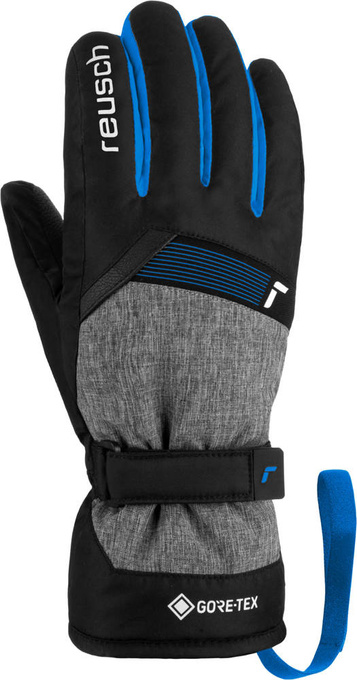 Handschuhe REUSCH Flash GORE-TEX Junior Black/Black Melange/Brilliant Blue - 2022/23