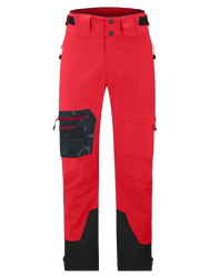 Ski pants Ziener Tewes Full-Zip Man Red Black Foggy Print - 2025/26