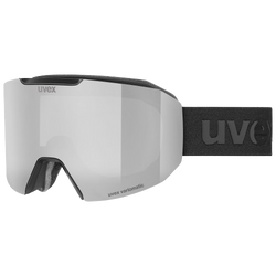 Goggles Uvex Evidnt ATTRACT V Black Matt/Mirror Silver + spare lens - 2025/26