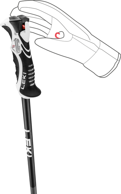 Poles LEKI Bold Lite S Black/Green - 2024/25