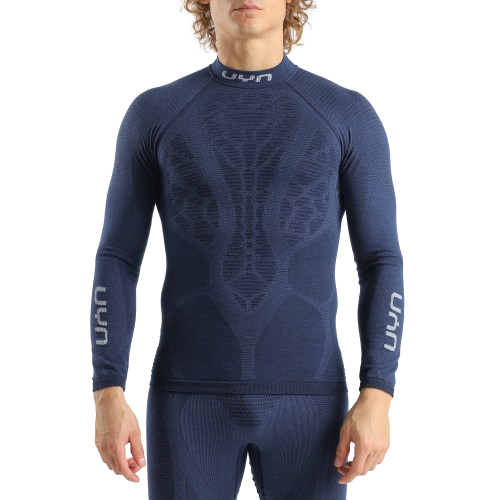 Thermal underwear UYN Man Elevatyon Biomorph UW Shirt Long SL Turtle New Neck Indaco - 2025/26