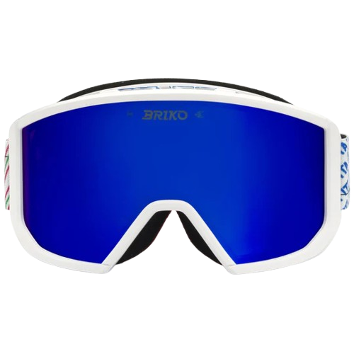 Brille Briko Vulcano Mask Italia White/Science Blue - 2025/26