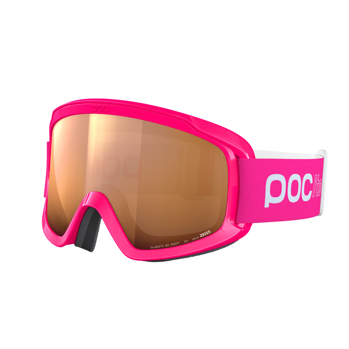 Goggles POC POCito Opsin Fluorescent Pink/Partly Sunny Light Orange - 2025/26
