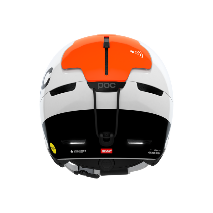 Helmet POC Obex Connect Hydrogen White/Fluorescent Orange AVIP - 2025/26