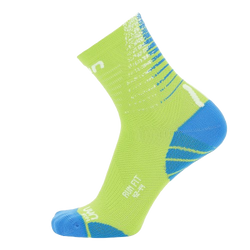 Laufsocken UYN Man Run Fit Socks Lime/Blue