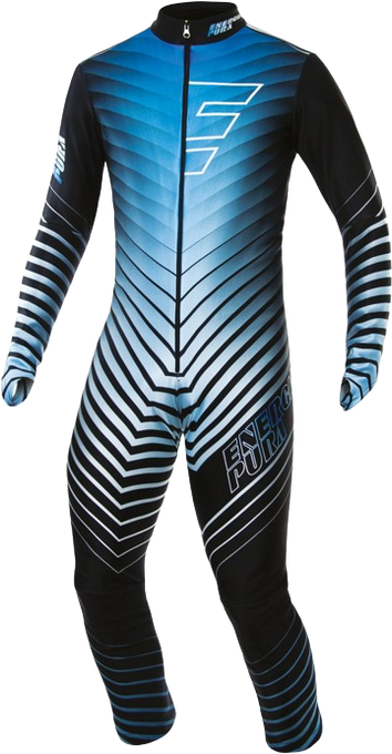 Race Suit ENERGIAPURA Active Black/Turquoise Junior (insulated, unpadded) - 2022/23