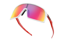 Sunglasses Oakley Sutro Custom Polished White Frame / Prizm Road Iridium Lenses