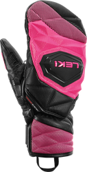 Gloves LEKI WCR Venom 3D Junior Mitt Pink - 2025/26